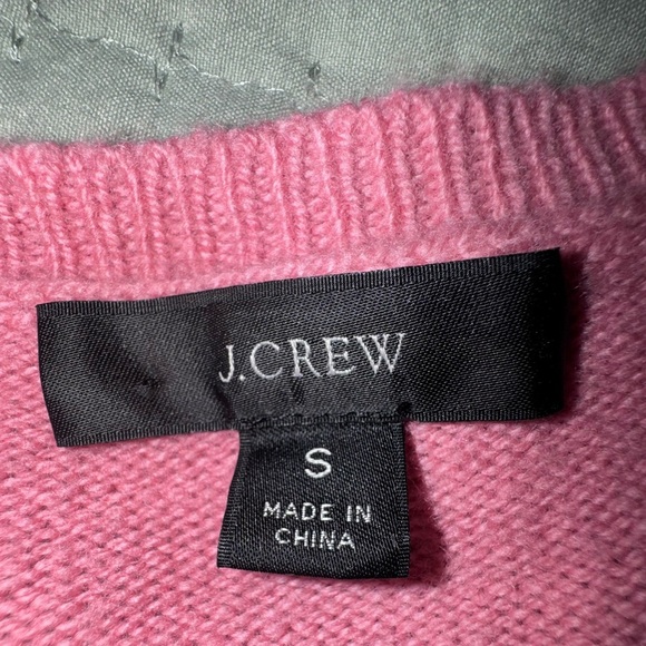 J Crew soft cashmere/wool mauve/pink sweater Size S. Slightly oversized. - Picture 4 of 10